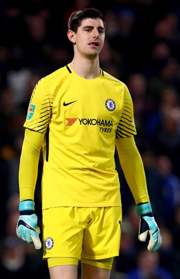  Thibaut Courtois is being chased by Real Madrid