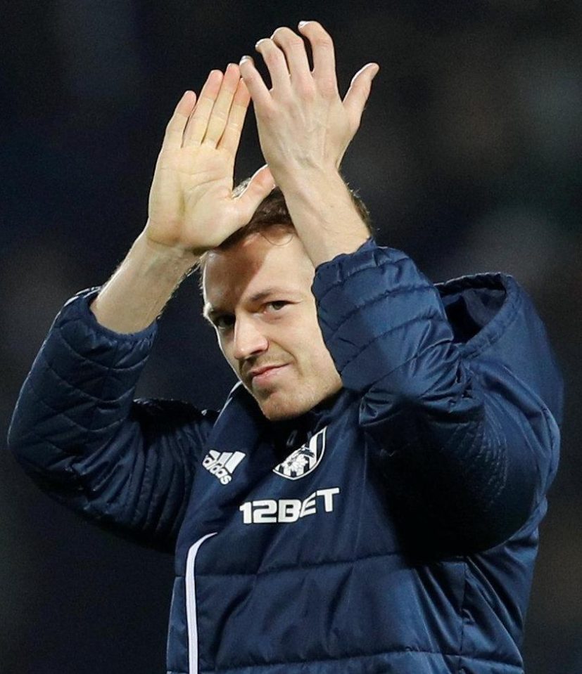  Jonny Evans could be waving goodbye to West Brom fans this summer