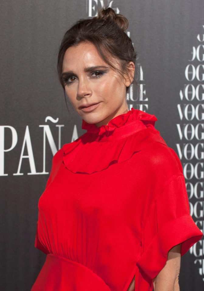  There was no calorie-laden cake for Victoria Beckham as she celebrated her birthday