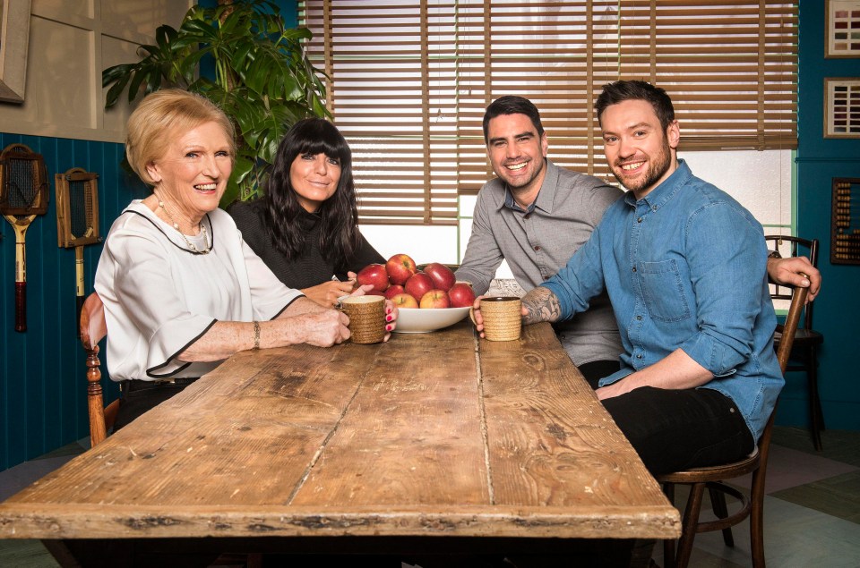 Mary Berry, Claudia, Chris Bavin and Dan Doherty, the hosts of the new BBC show, Britain's Best Home Cook