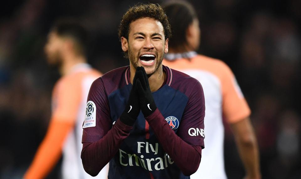  Paris Saint-Germain star Neymar is third on France Football's list