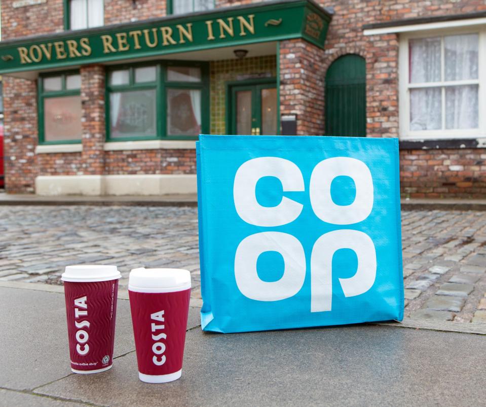  A Costa Coffee shop and a Co-Op supermarket recently opened up on Coronation Street following an expansion of the Manchester set