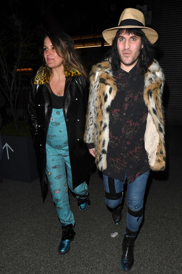  Mighty Boosh co-creator Noel Fielding dashed to be by his girlfriend Lliana Bird’s side as she went into labour with their first child - the couple pictured in January