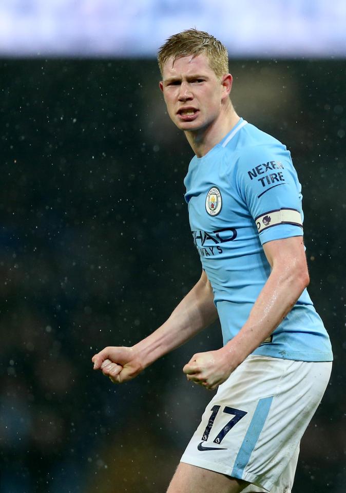  Kevin de Bruyne has been the standout star for Man City