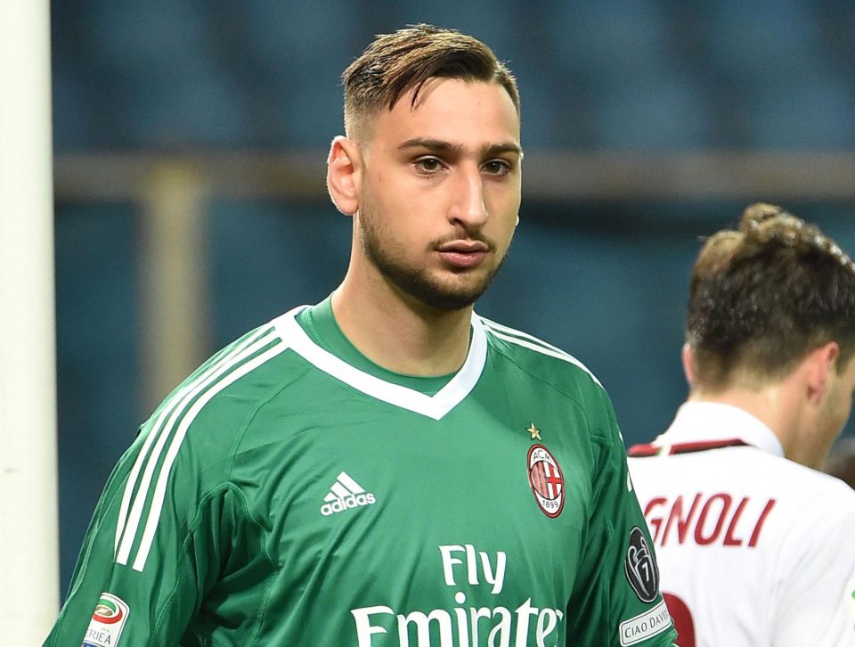  AC Milan have slapped a £52m price-tag on goalkeeper Gianluigi Donnarumma