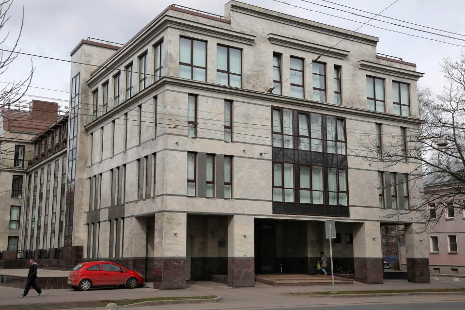  Russia's Internet Research Agency troll farm is based in this anonymous office block in St Petersburg