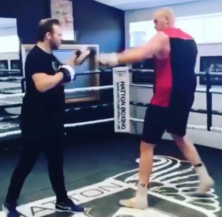  Gypsy King Fury has been back in training as he looks to shed off the weight ahead a ring return