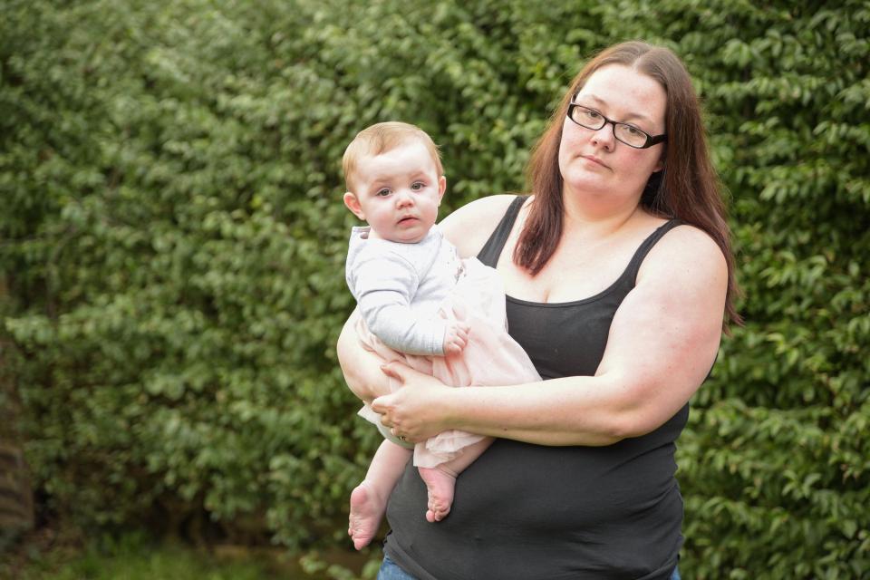  The mum-of-four, pictured with her daughter Sophie, is pleased she's no longer paying back debts to BrightHouse