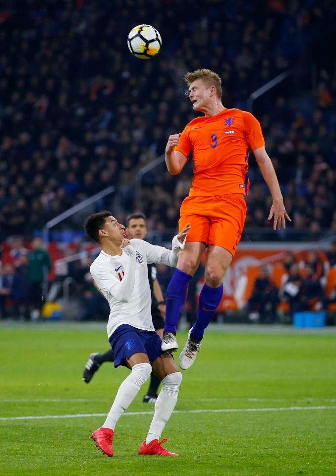  Arsenal and Barcelona scouts have both watc hed De Ligt in action