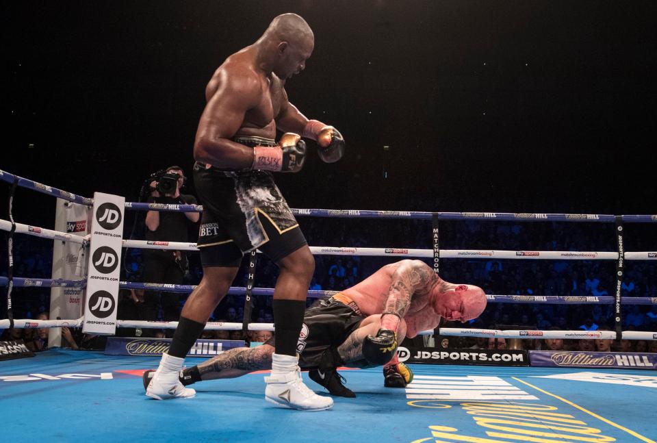  Dillian Whyte said he was worried after knocking out Lucas Browne