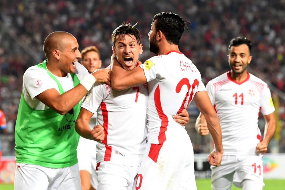  Tunisia have been drawn with England, Belgium and Panama