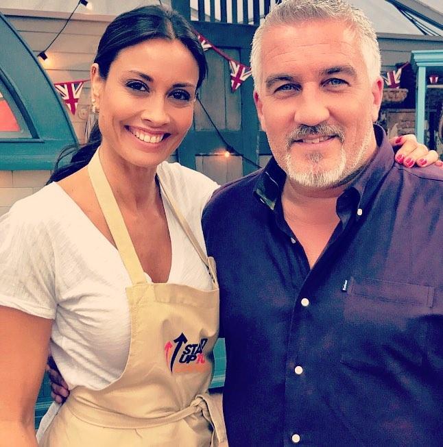  Paul Hollywood poses with Mel Sykes during the Stand Up To Cancer episode