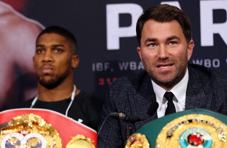  Hearn reckons says that Parker was paid under £6.5m for his scrap with AJ