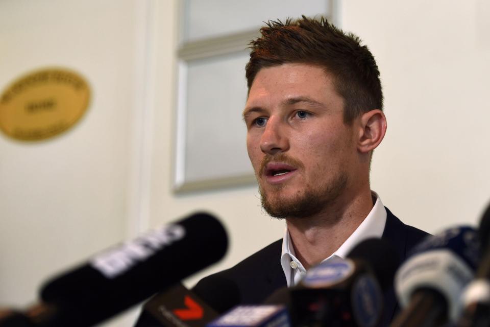  Cameron Bancroft managed to hold himself together after tampering with the ball in Australia's third Test with South Africa