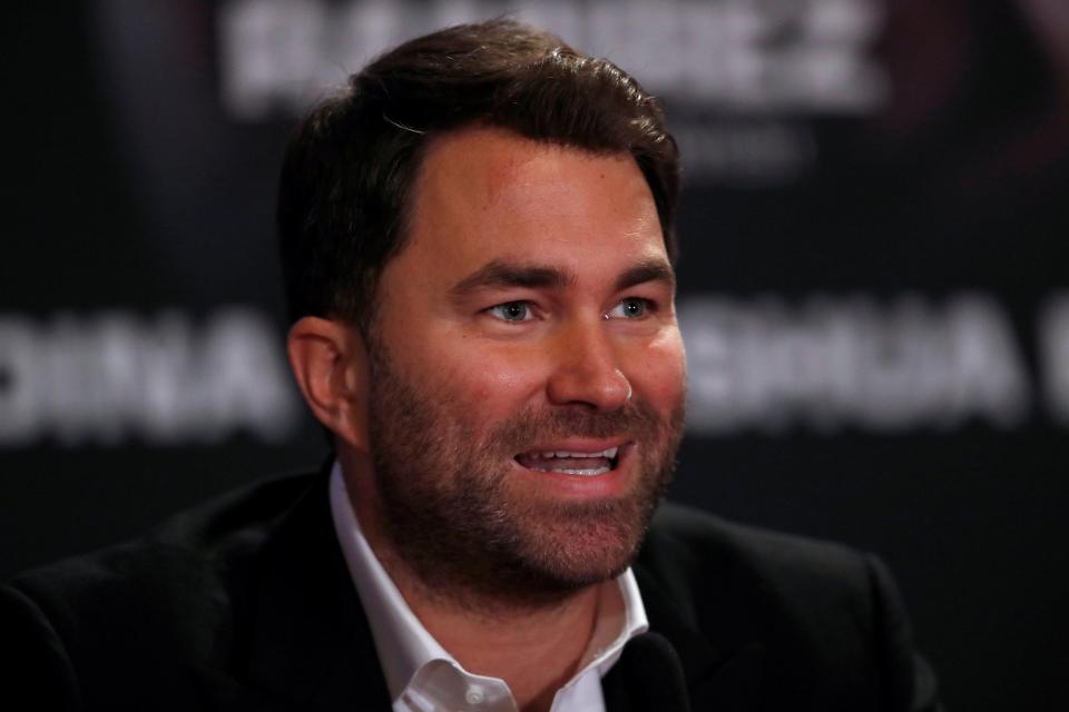  Eddie Hearn refused to bow to Wilder's demands of a 50/50 split for the £75m bout