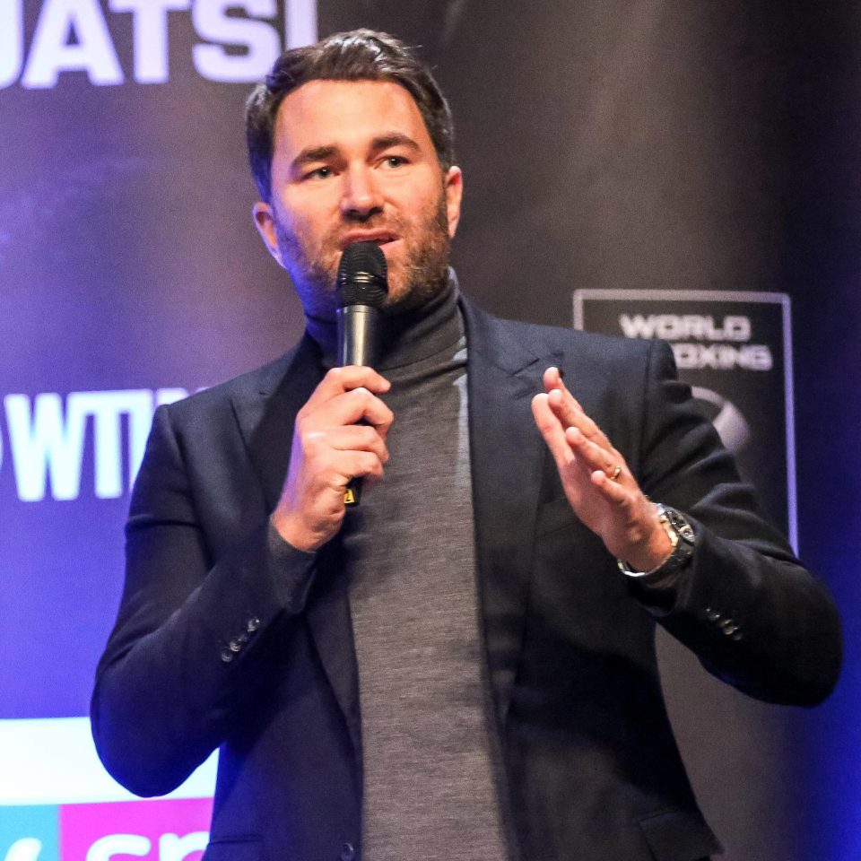  Boxing promoter Eddie Hearn says the WBSS organisers are looking for George Groves replacement