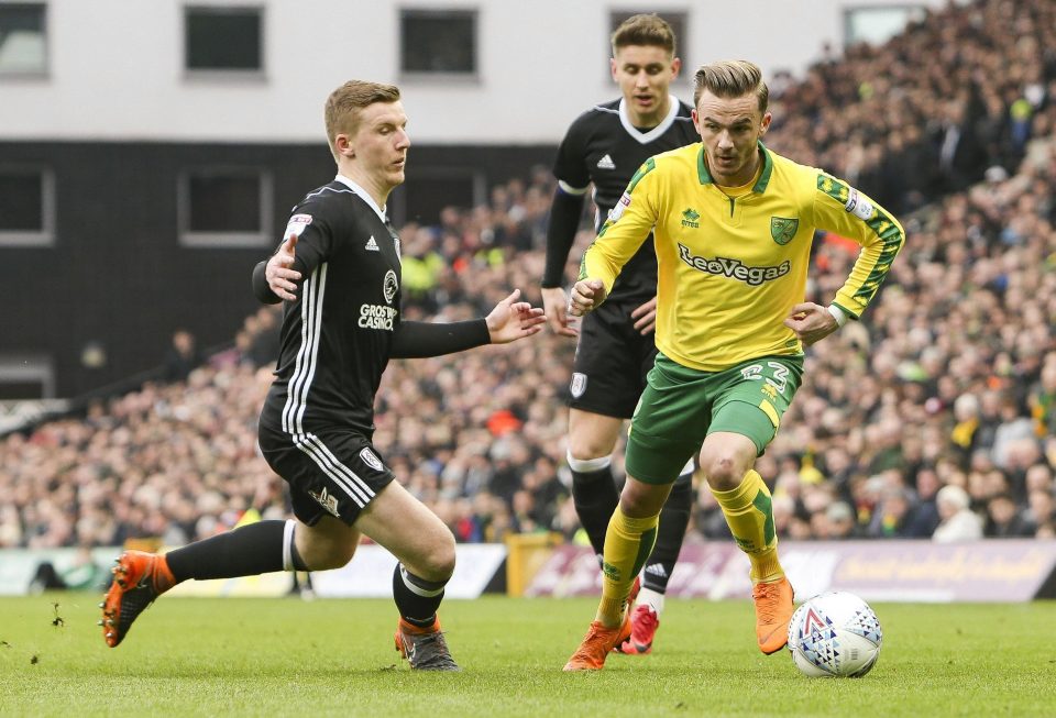  James Maddison has hit 15 goals for Norwich this season