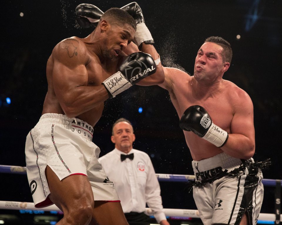  Joseph Parker was defeated on a unanimous points decision by Anthony Joshua