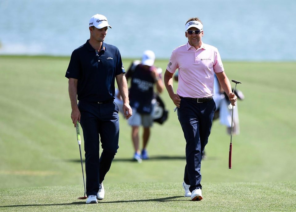  Justin Rose and Ian Poulter have played together i9n practice as they look for their first Masters title