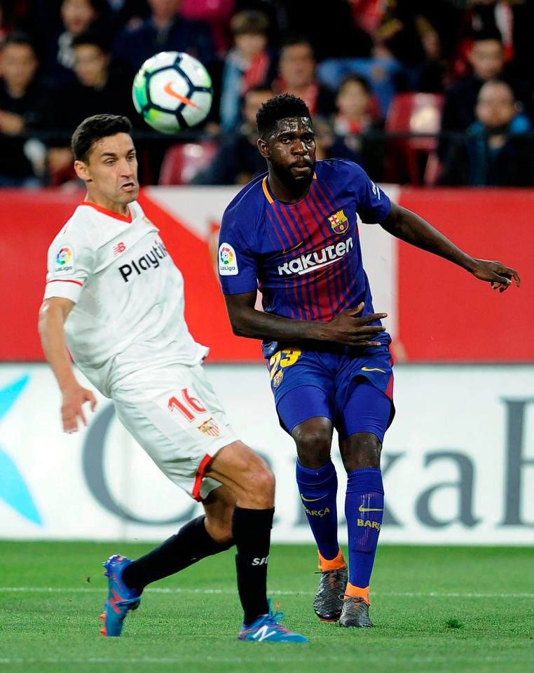  Umtiti has a release clause set at 60million euros