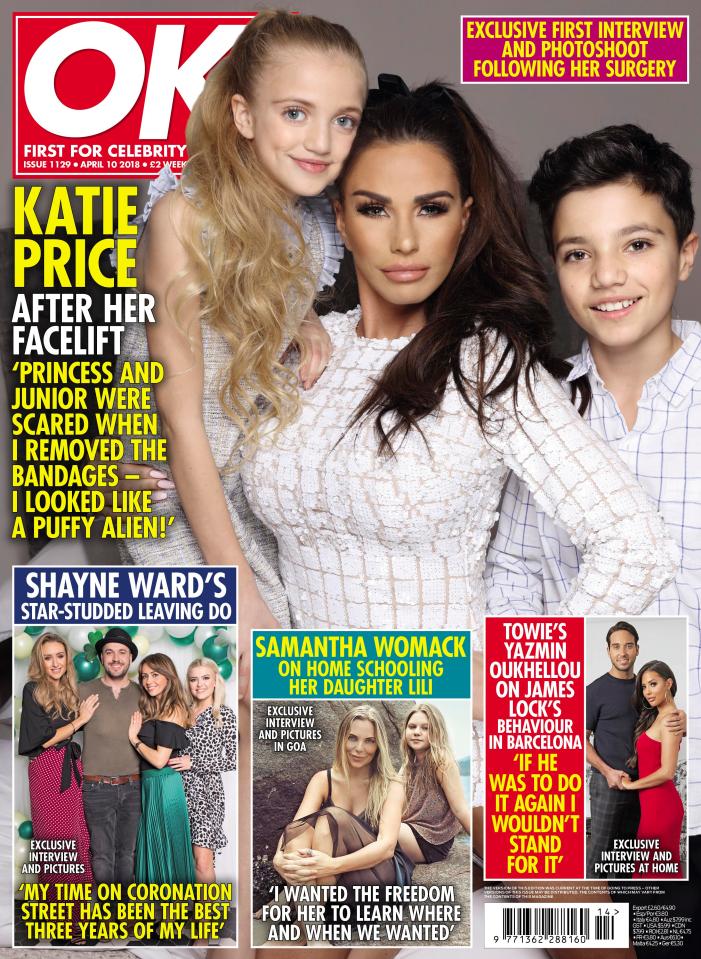  Catch the full interview in OK! Magazine, out today