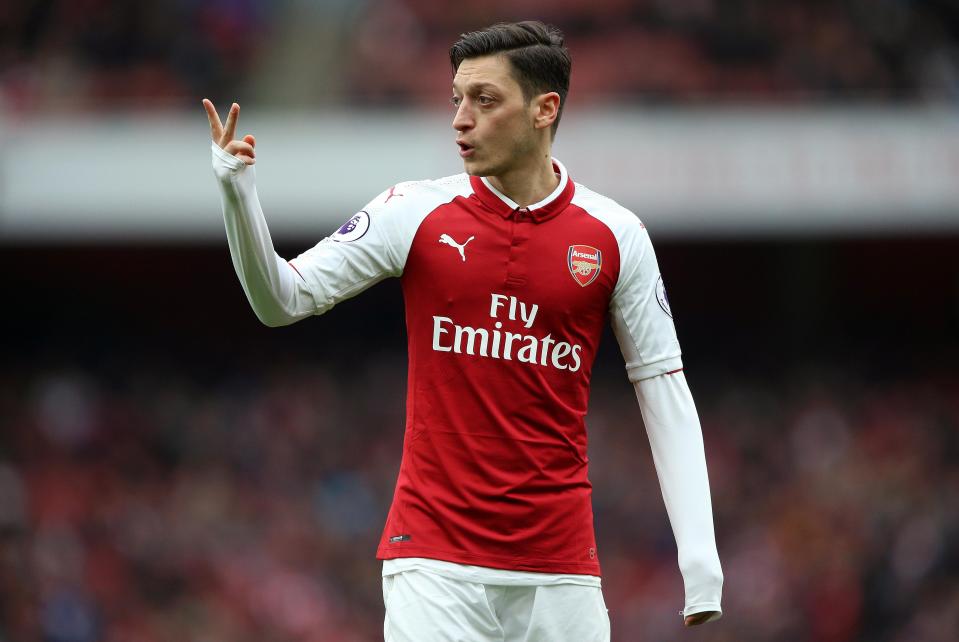  Mesut Ozil had the last laugh with Stoke police force after their 3-0 win against the Potters