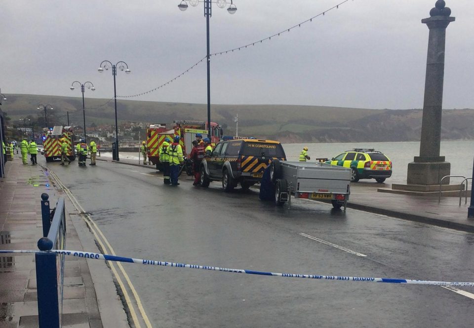  Police cordoned off the area today as they appealed for witnesses to come forward