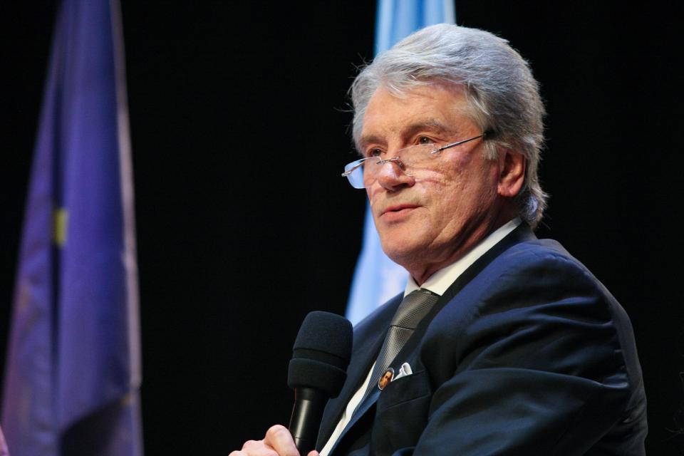  Viktor Yushchenko, here in 2017, has been speaking about being poisoned with a chemical