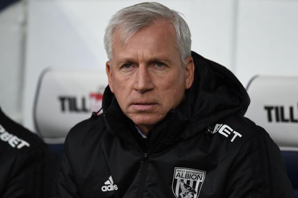  Pardew spent just over four months at the Hawthorns helm, picking up just eight points in 18 games