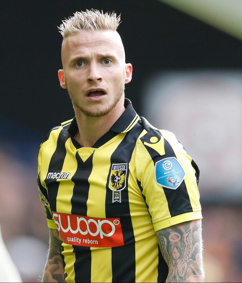  Alexander Buttner was back on the bench for Vitesse on Saturday