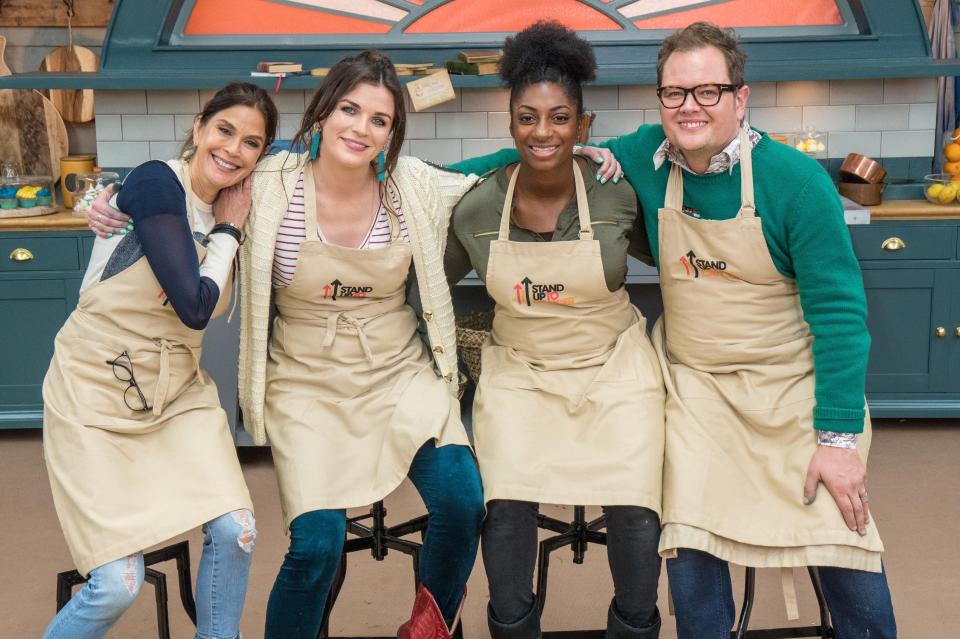  Teri Hatcher, Aisling Bea, Kadeena Cox and Alan Carr weren't paid for their appearances