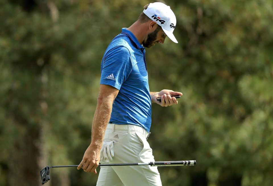  Dustin Johnson missed last year through injury - and will play in the final group in round one