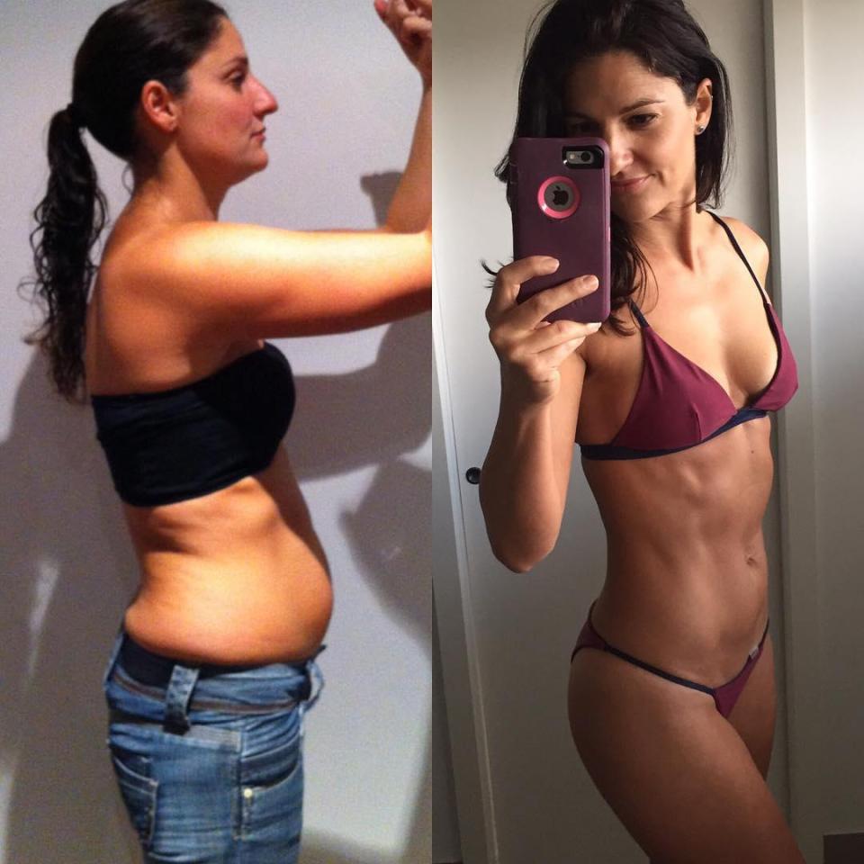  An 'unfit' mum has transformed her mum tum into ripped abs by making a simple lifestyle change