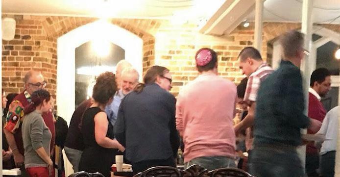  Jeremy Corbyn, pictured, at Passover party in North London