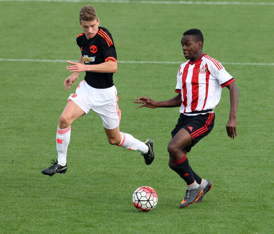  Leeds-born Harry Spratt, left, is one of two Man Utd youngsters to join Huddersfield