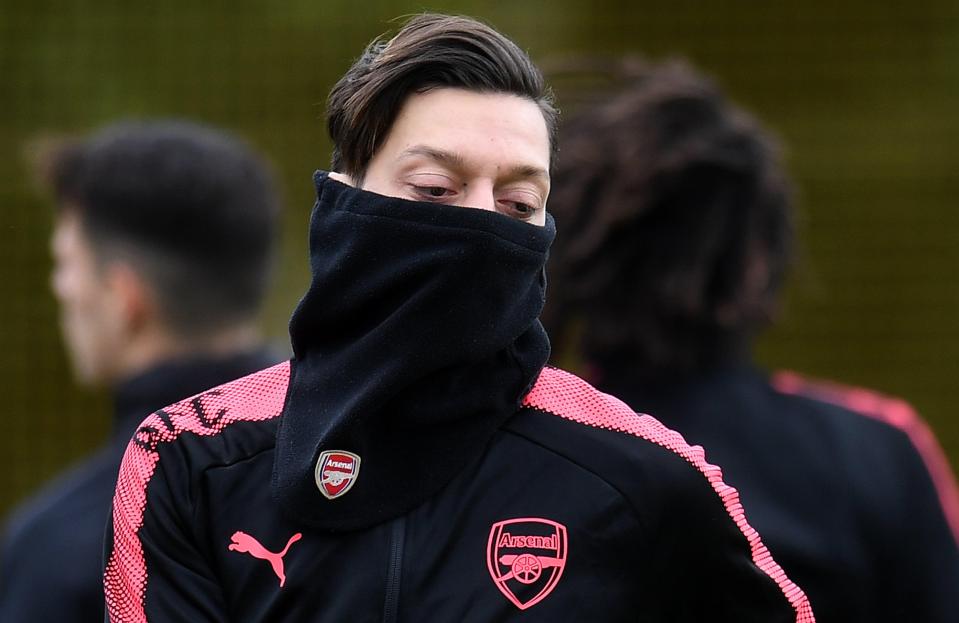  Ozil is claimed to have said 'You talk too much' to Bellerin after a wayward pass