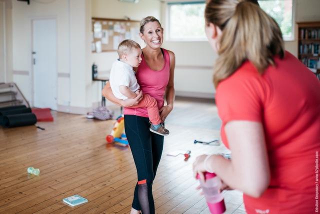  Gemma started workout classes for mums who can take their kids with them