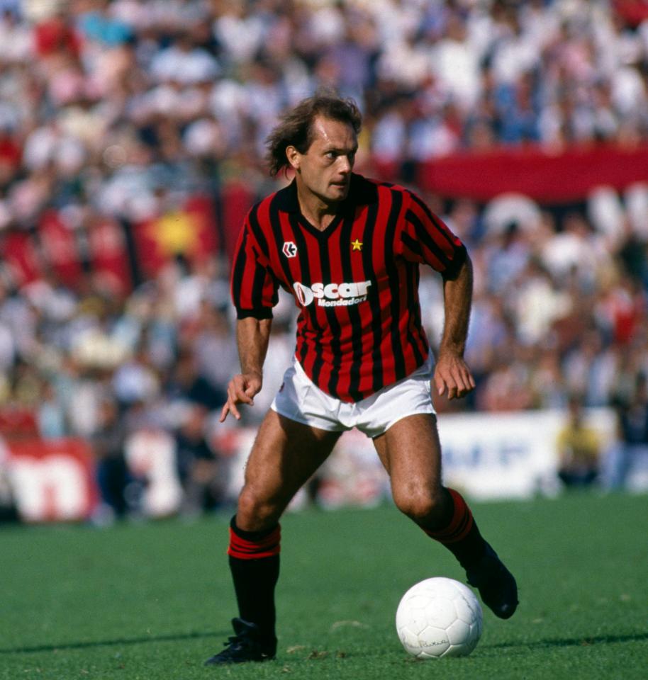  Wilkins also enjoyed a spell abroad, playing for Italian side AC Milan