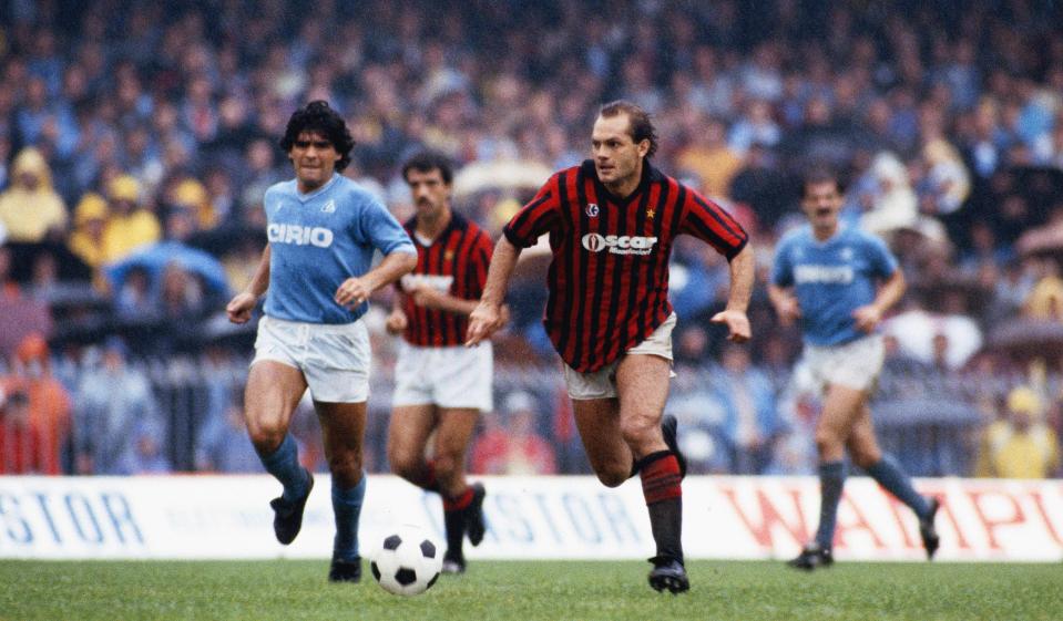  Ray Wilkins played for AC Milan from 1984 to 1987 and is well remembered