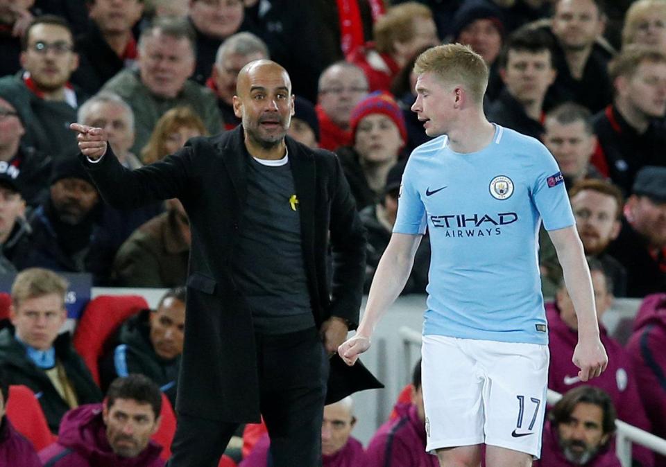  De Bruyne has been in fine form under Pep Guardiola this season