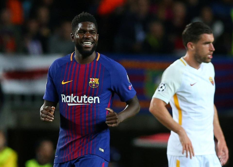  Samuel Umtiti posted positive social media comments after Roma match