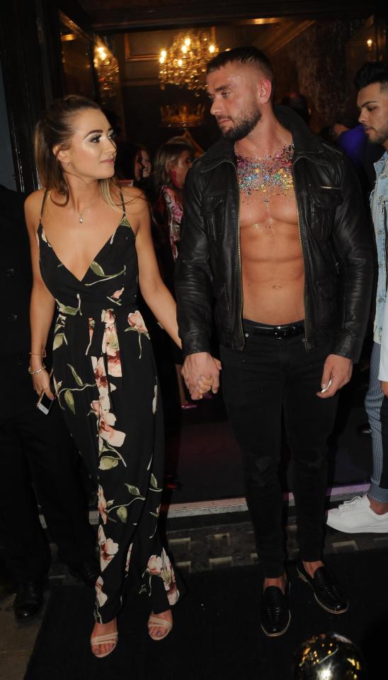  Love Island's Georgia Harrison left the party with a male model