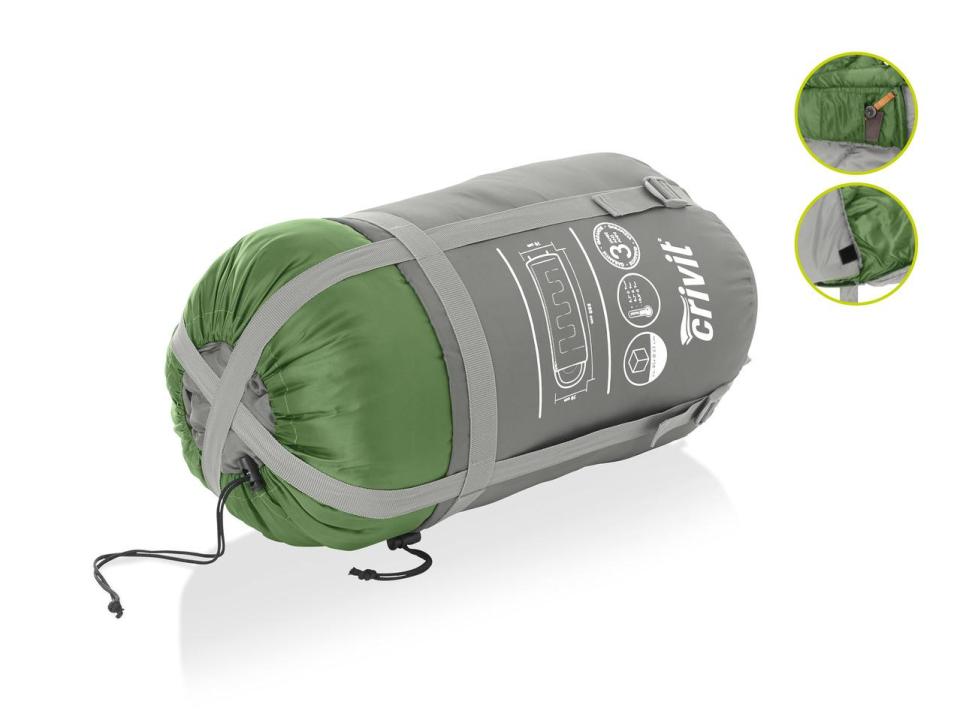  The Crivit sleeping bag is on sale for £14.99