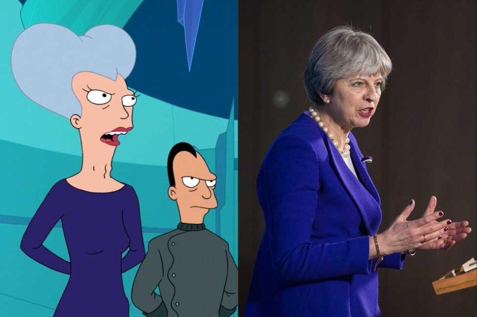  The PM shares the warmth and affability of Mom from Futurama