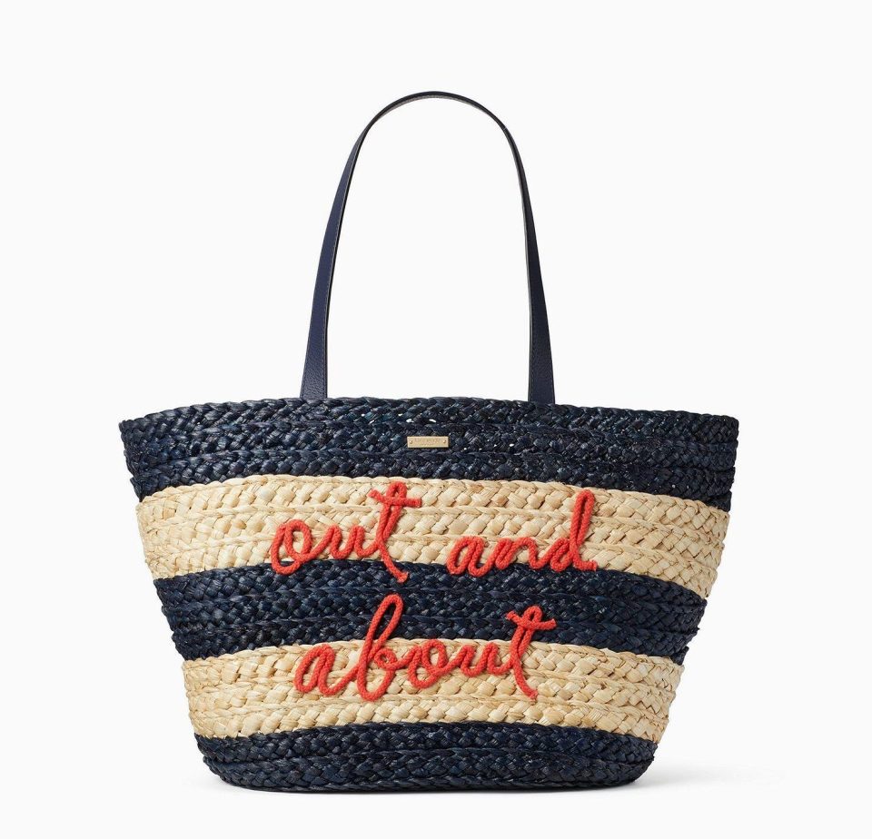  This Kate Spade Shore Thing straw tote costs £268