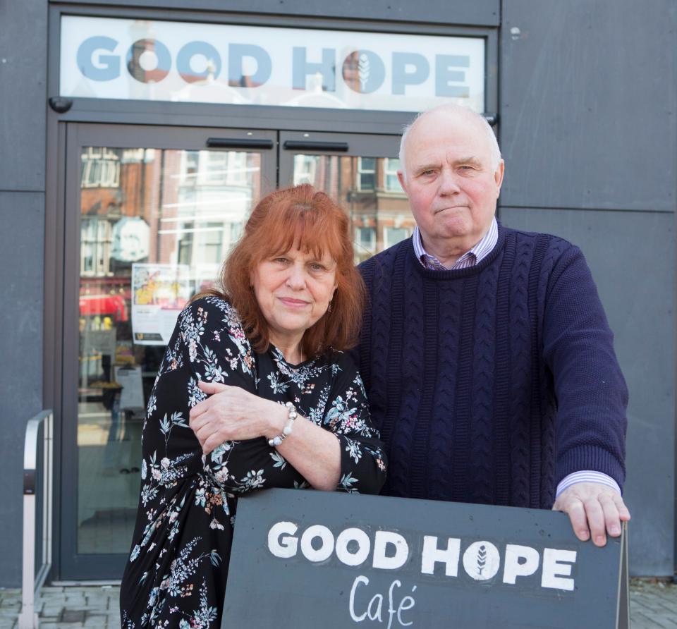  Barry and Margaret, along with their six sons and two daughters aged 18 to 46, have set up three Good Hope cafes in Lewisham