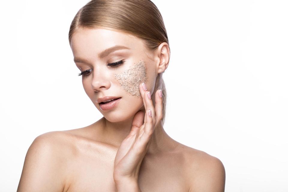  Facial scrubs can get rid of dirt and grime when used in moderation - but too much can irritate skin