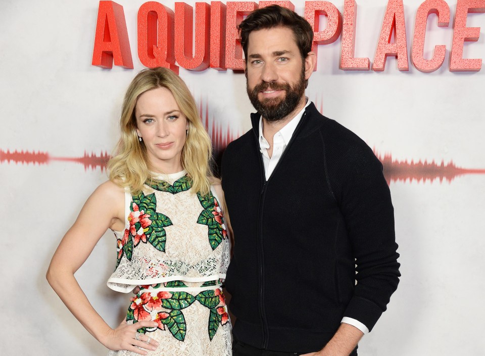 John stars alongside his wife Emily Blunt in A Quiet Place