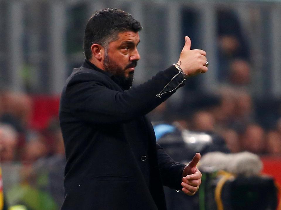  Gennaro Gattuso's side are sixth in the table going into the weekend