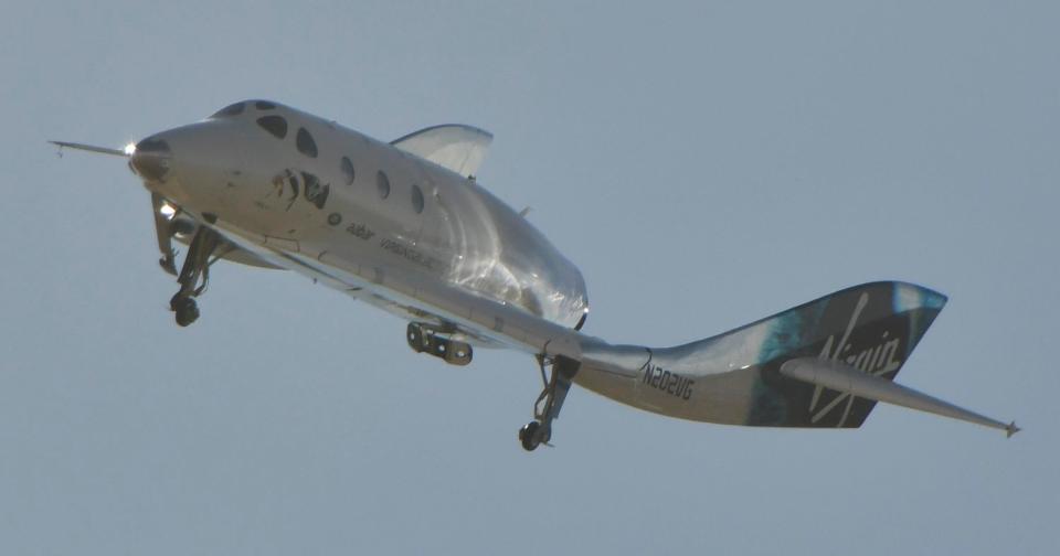  The craft was released over California's Mojave Desert